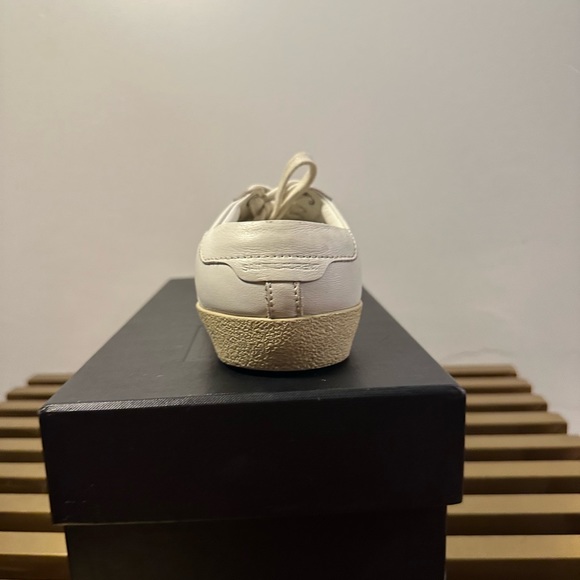 SAINT LAURENT SL06 COURT CANVAS SIGNATURE SNEAKER size 7 missing insoles - Picture 8 of 12